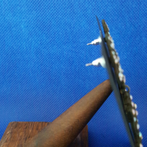 Banana Bob Rhinestone Earrings - Picture 2 of 4